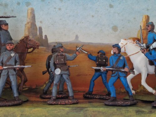 Soldatini Landi Nordisti e Sudisti Giubbe blu