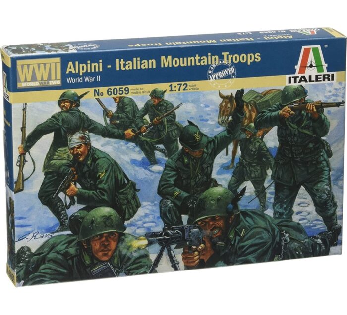 Soldatini Alpini italiani. Miniature militari in plastica
