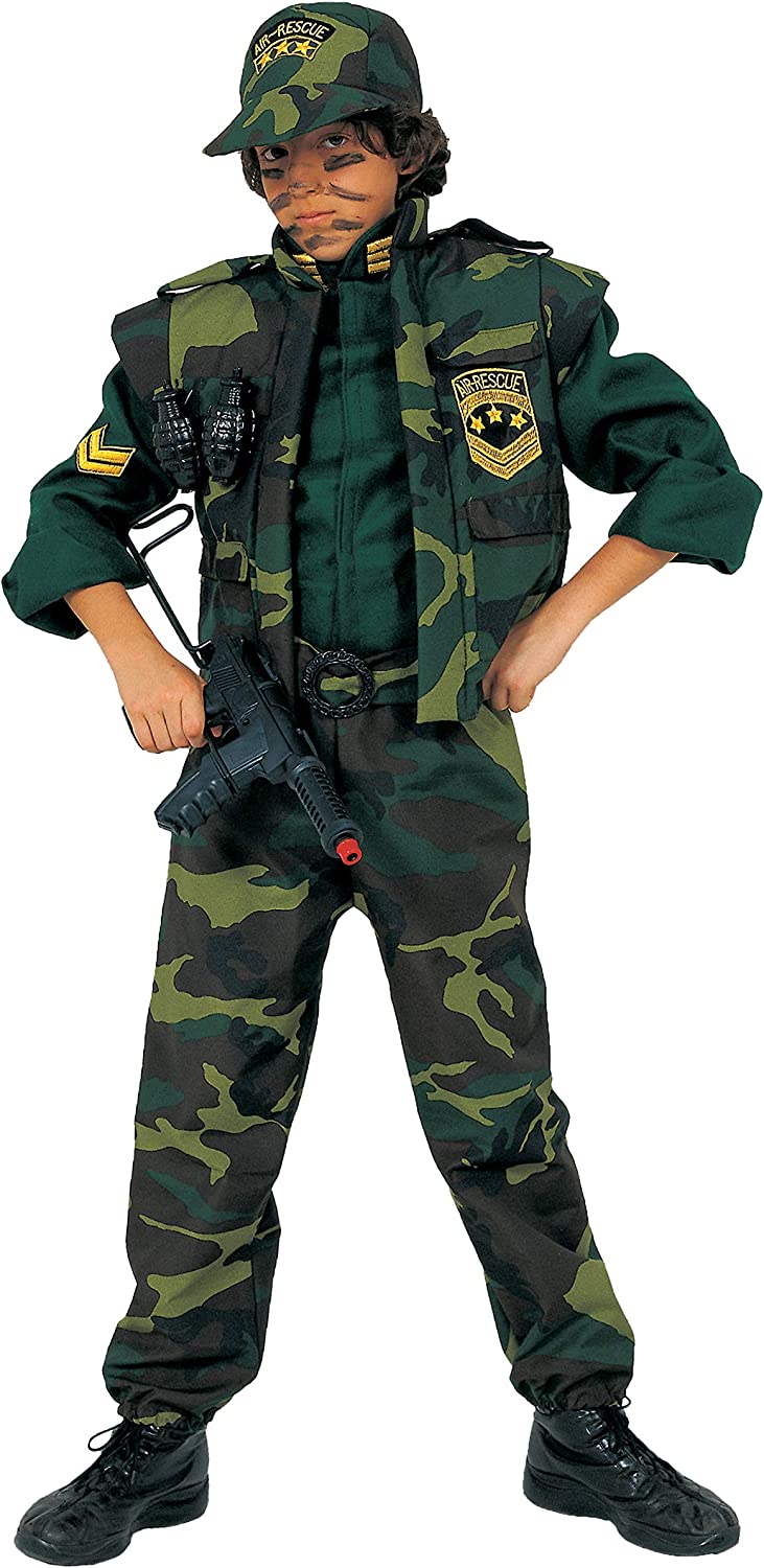 Costume Militare Soldato Task Force con kit armi