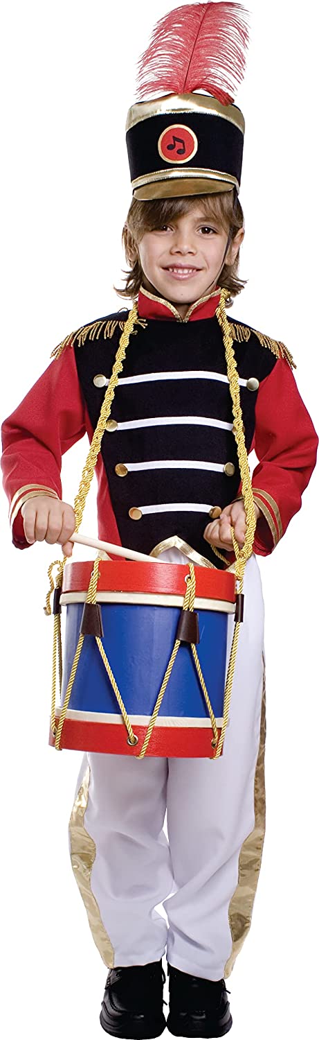 Costume Soldatino Multicolore con Tamburo