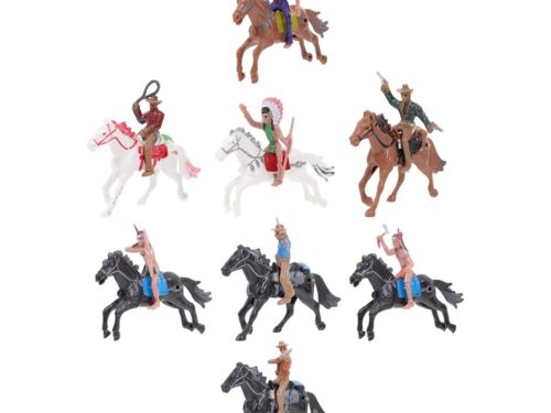 Soldatini modelli West Cowboy in plastica resistente
