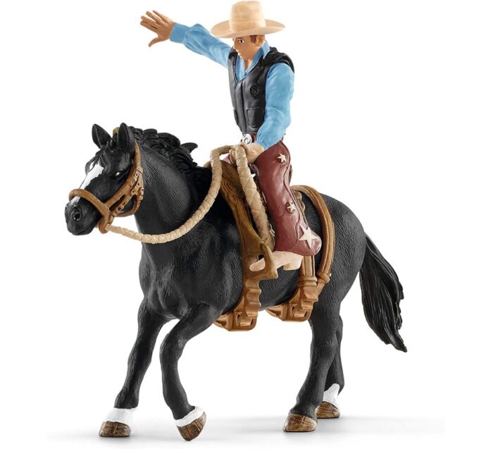 Cavallo da Rodeo Schleich, soldatini