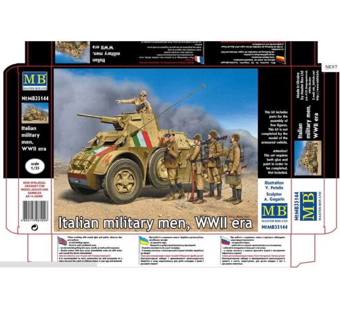 Soldatini italiani Master Box Ltd