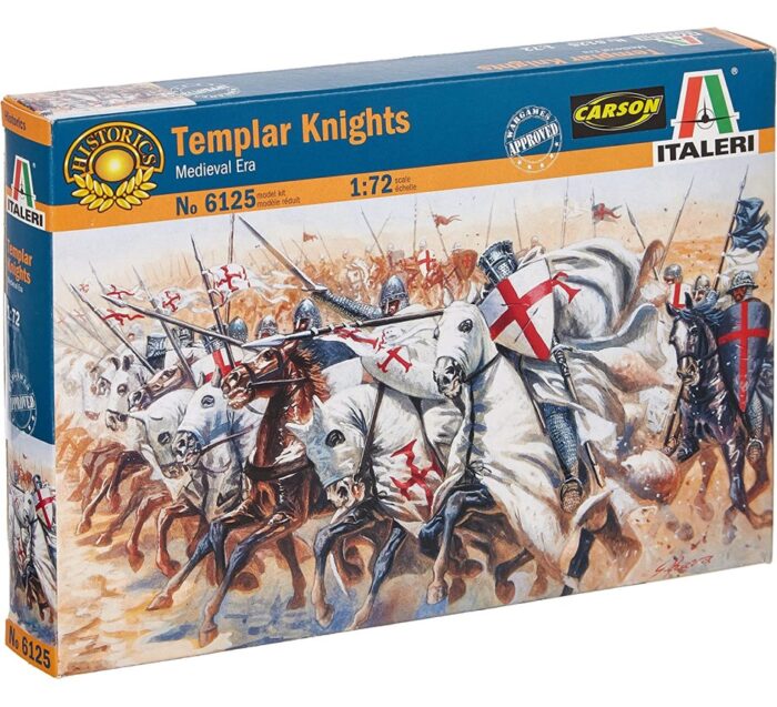 Soldatini medievali templari Italeri in plastica