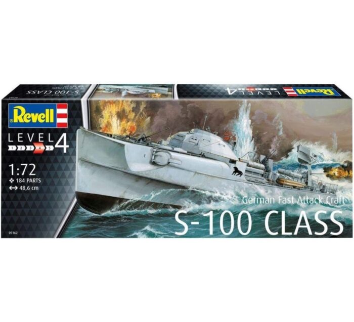 German Fast Attack Craft S-100 Kit di Montaggio Modello Nave multicolore