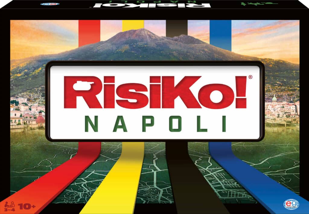 Scatola del gioco da tavolo Risiko Napoli