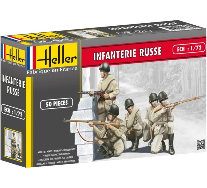 Soldatini russi Heller, scala 1:72 in plastica