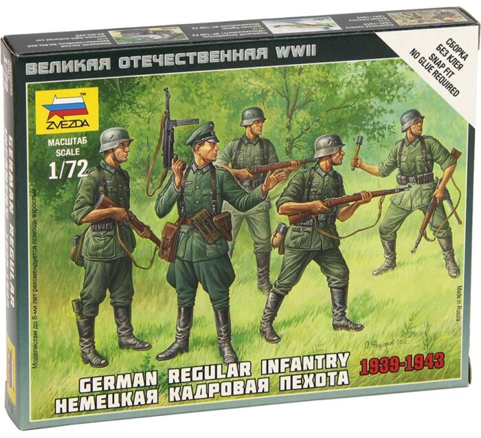Soldatini tedeschi Zvezda in plastica