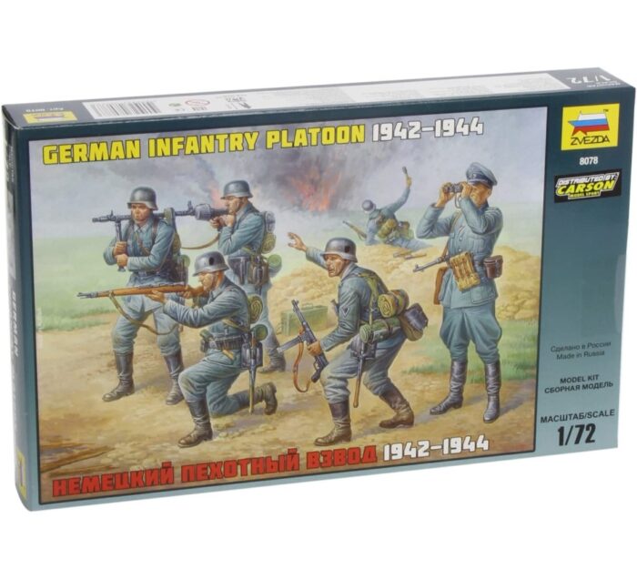 Soldatini tedeschi Zvezda in plastica