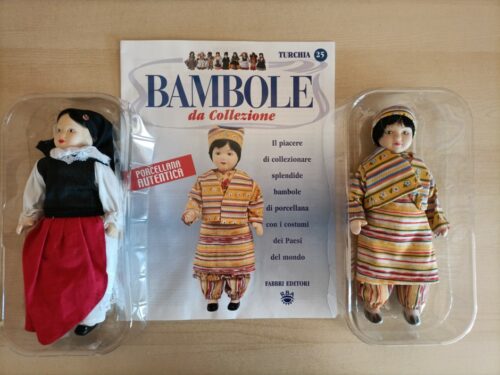 Bambole con i costumi della Turchia in Porcellana autentica