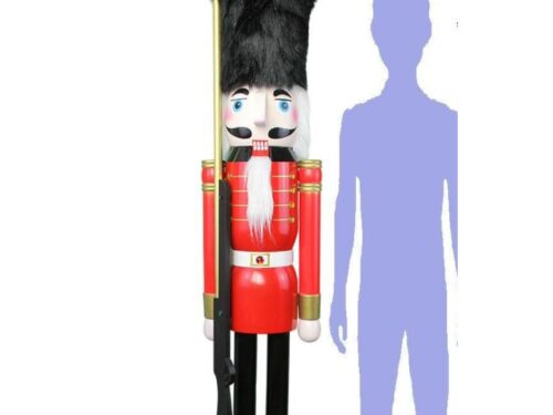 Soldatino Schiaccianoci Gigante in legno di qualità